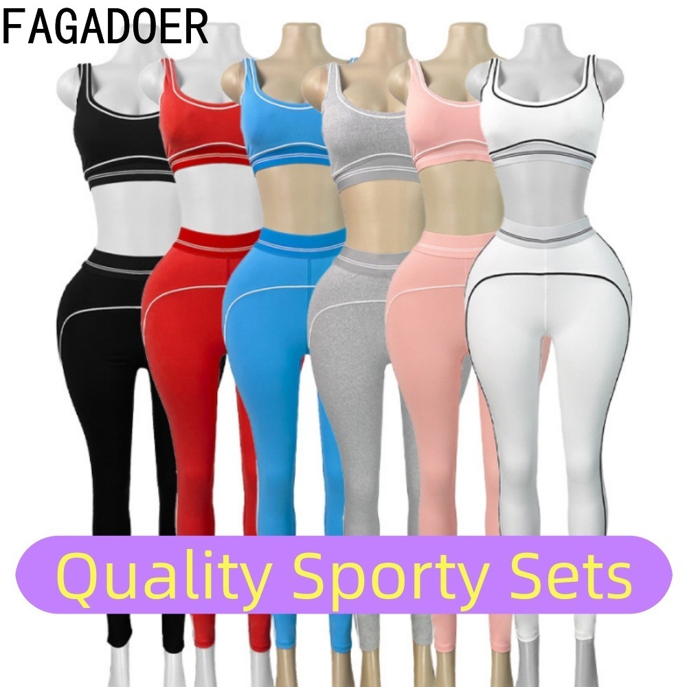 Quality Summer Clothing For Women - Conjuntos Deportivos de Moda FAGADOER con