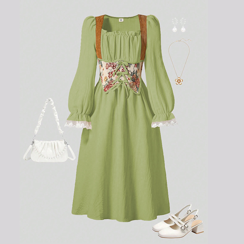 Summer Renaissance Clothing - Vestido para Niñas, Ropa Infantil, Primavera-Verano