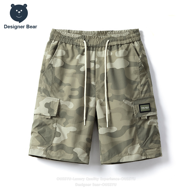 Summer Clothing Brands - Pantalones Cortos Cargo de Camuflaje para
