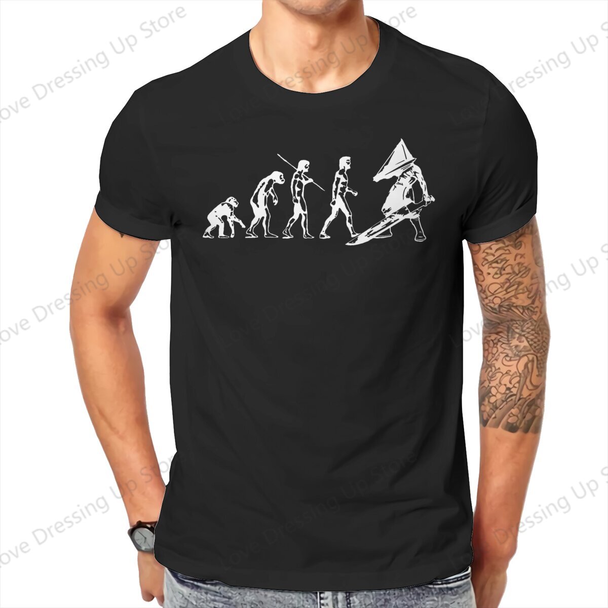 Summer Hill Clothing - Camiseta con estampado de película Silent