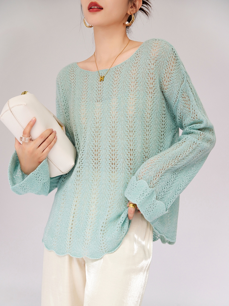 Quality Summer Clothing For Women - ADDONEE Primavera Verano mujeres Jersey hueco