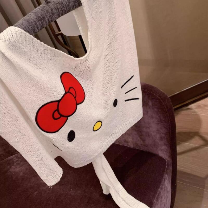 Summer Knit Clothing - Nuevo Chal con Diseño de Hello