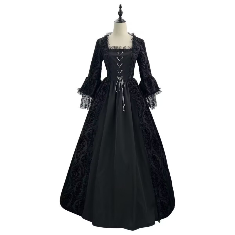 Summer Renaissance Clothing - Vestido Medieval renacentista para mujer, Cosplay