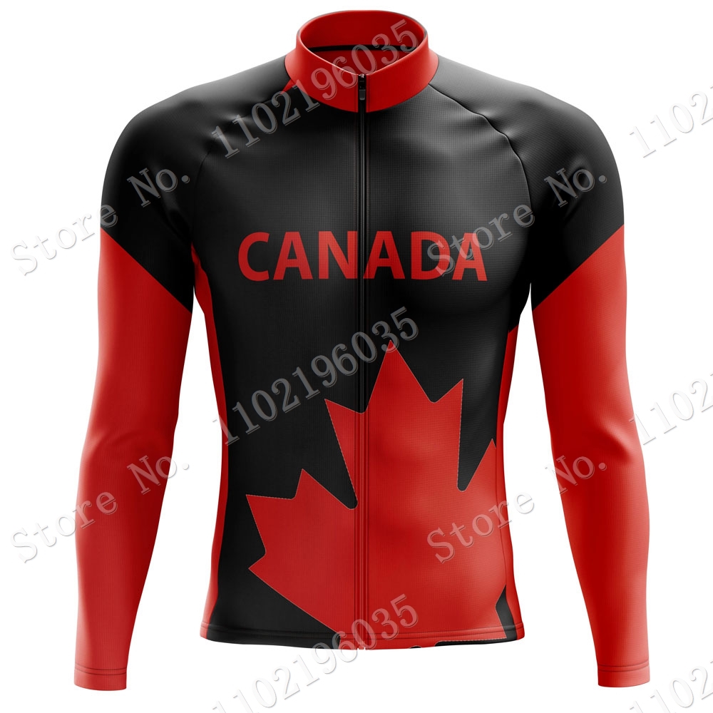 Summer Clothing Canada - Camiseta de Ciclismo Nacional de Canadá