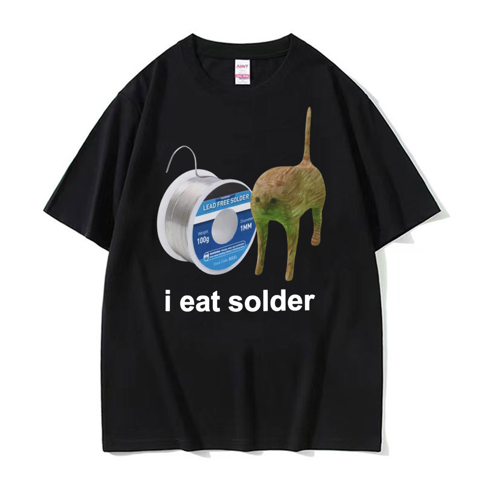 Quality Summer Clothing For Women - Camiseta con meme de gato divertido