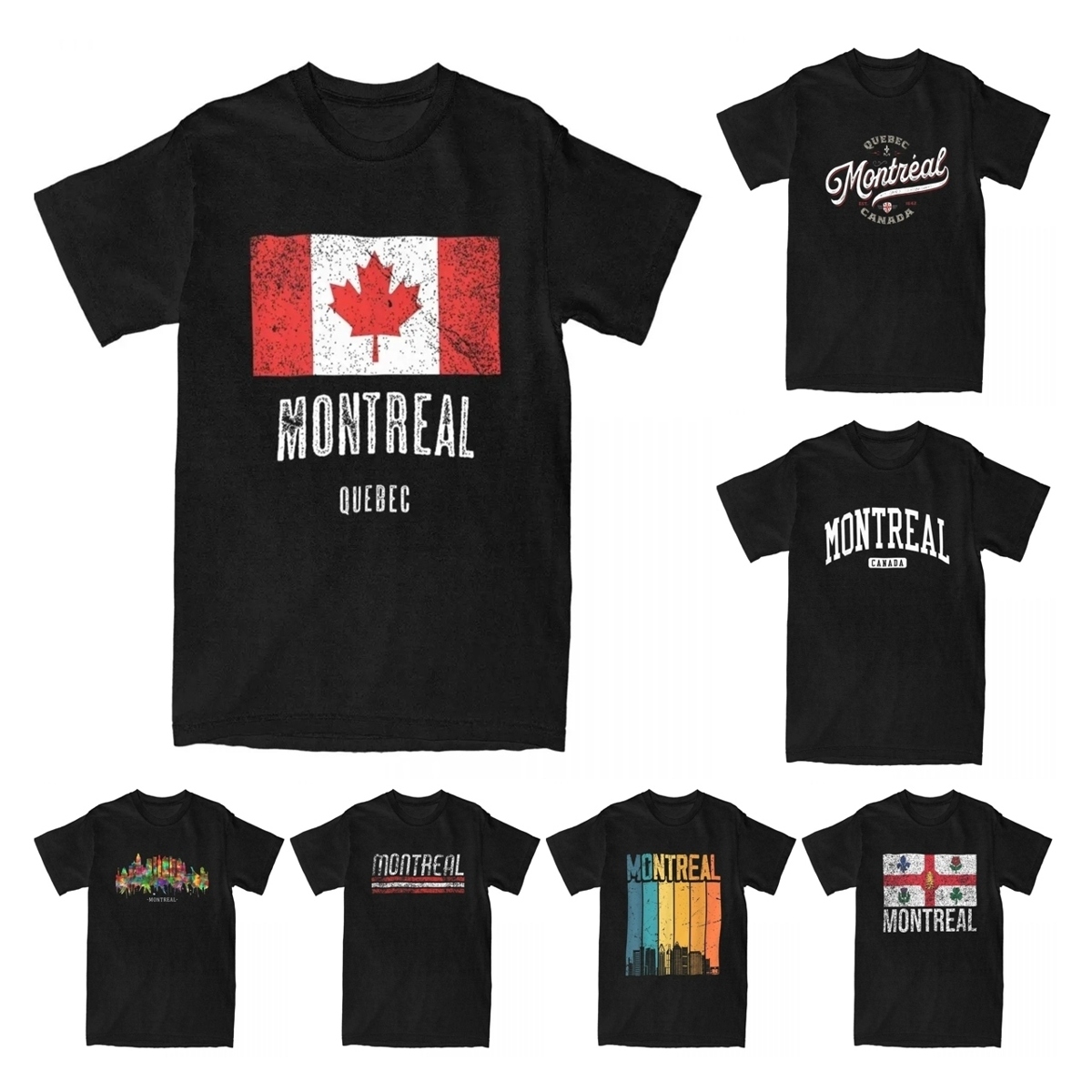Summer Clothing Canada - Camiseta de algodón puro para hombre,