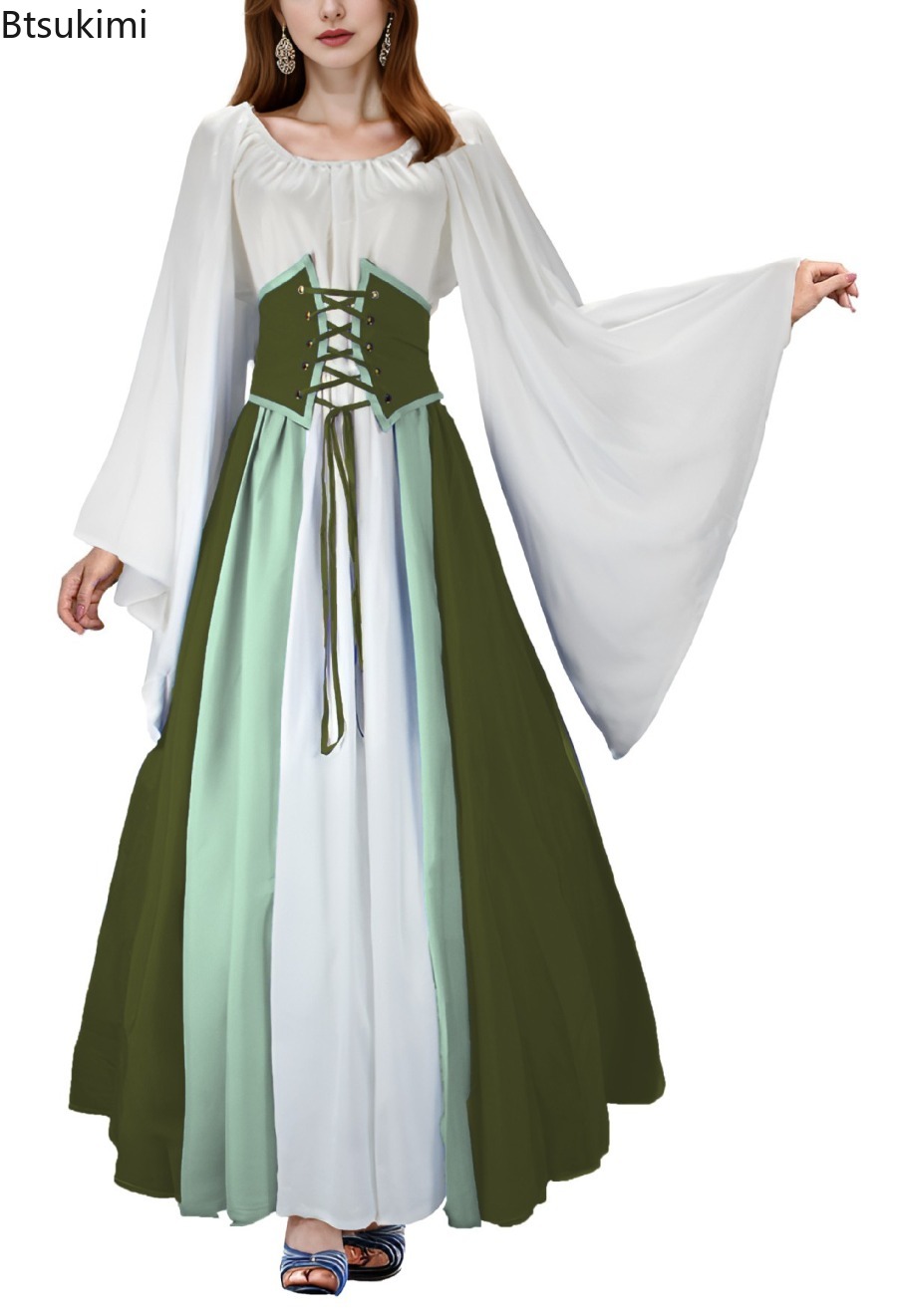 Summer Renaissance Clothing - Nuevo Vestido Medieval Gótico Vintage Renacentista