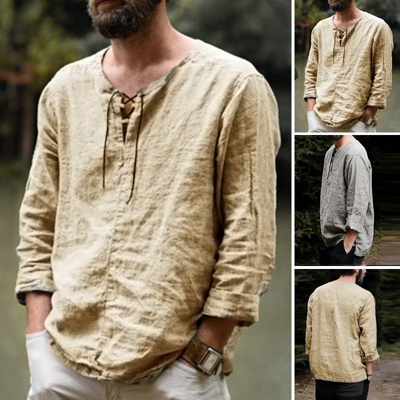 Summer Renaissance Clothing - Novedad de verano, camisa renacentista con