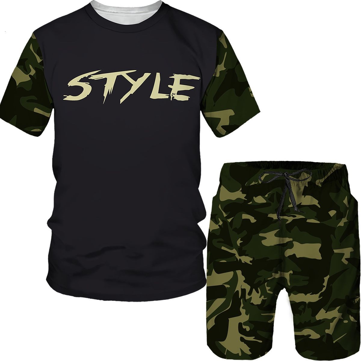 Summer Knit Clothing - Trajes de Camuflaje para Hombre, Camisetas