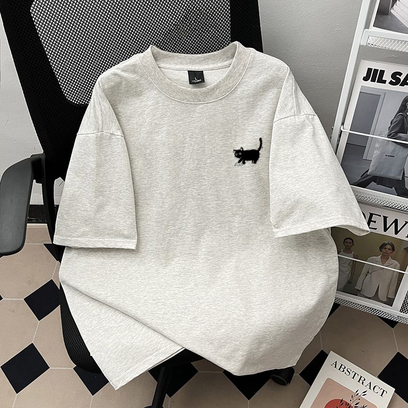 Summer Clothing Brands - Camiseta holgada de algodón de manga