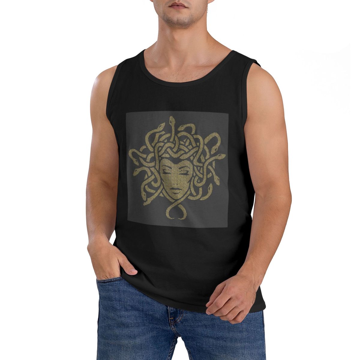 Summer Clothing For Greece - Camiseta sin mangas de estilo vintage