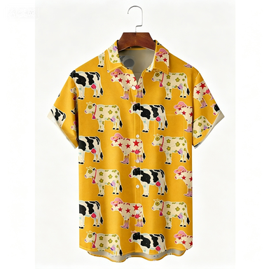 Summer Clothing For A Beach - Camisa Hawaiana con Estampado Floral para