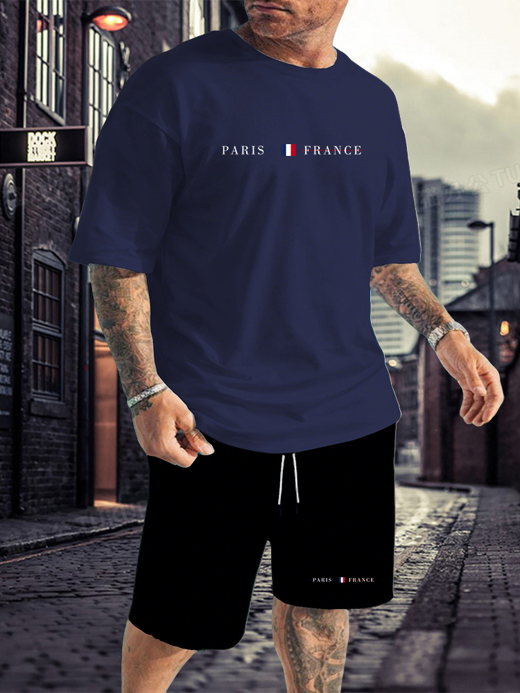 Summer Clothing Plus Size - Conjunto Deportivo para Hombre de 2