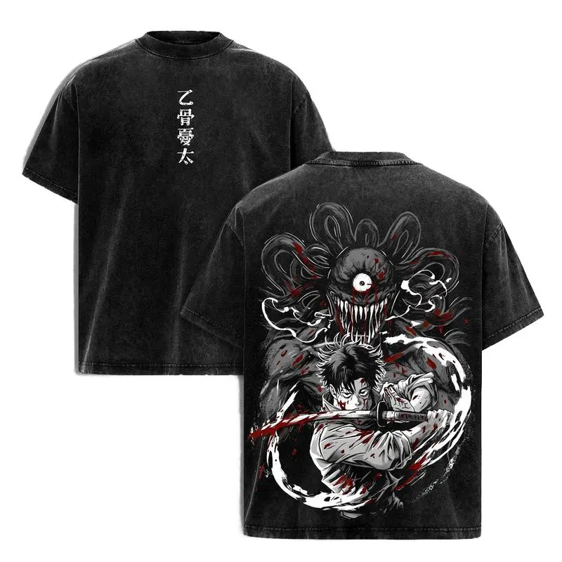 Vintage Summer Clothing Men - Camiseta de manga corta de algodón