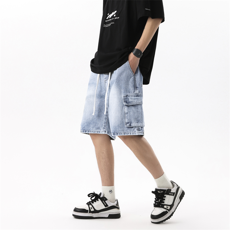 Summer Clothing Brands - Pantalones Cortos de Mezclilla para Hombre,