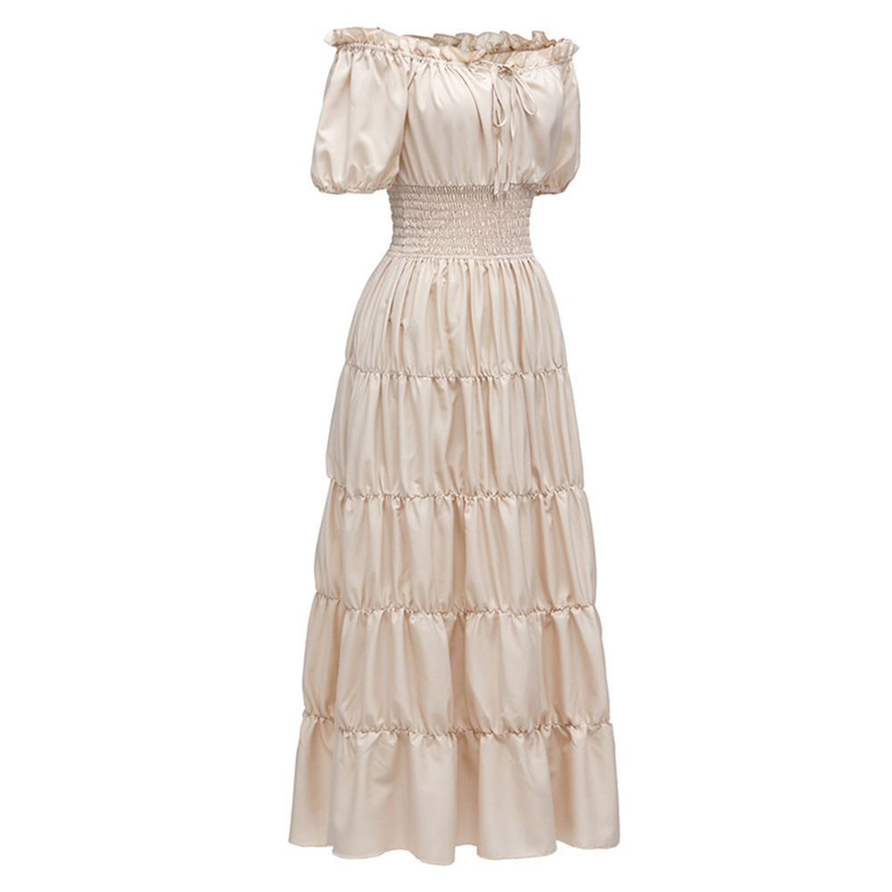 Vestido largo Retro Medieval r - Summer Renaissance Clothing reseña y precio