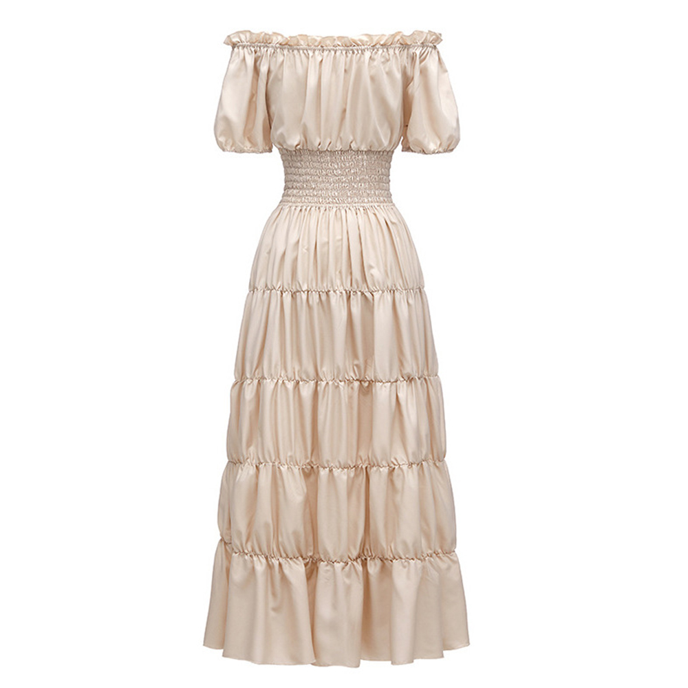 Vestido largo Retro Medieval r - Summer Renaissance Clothing reseña y precio