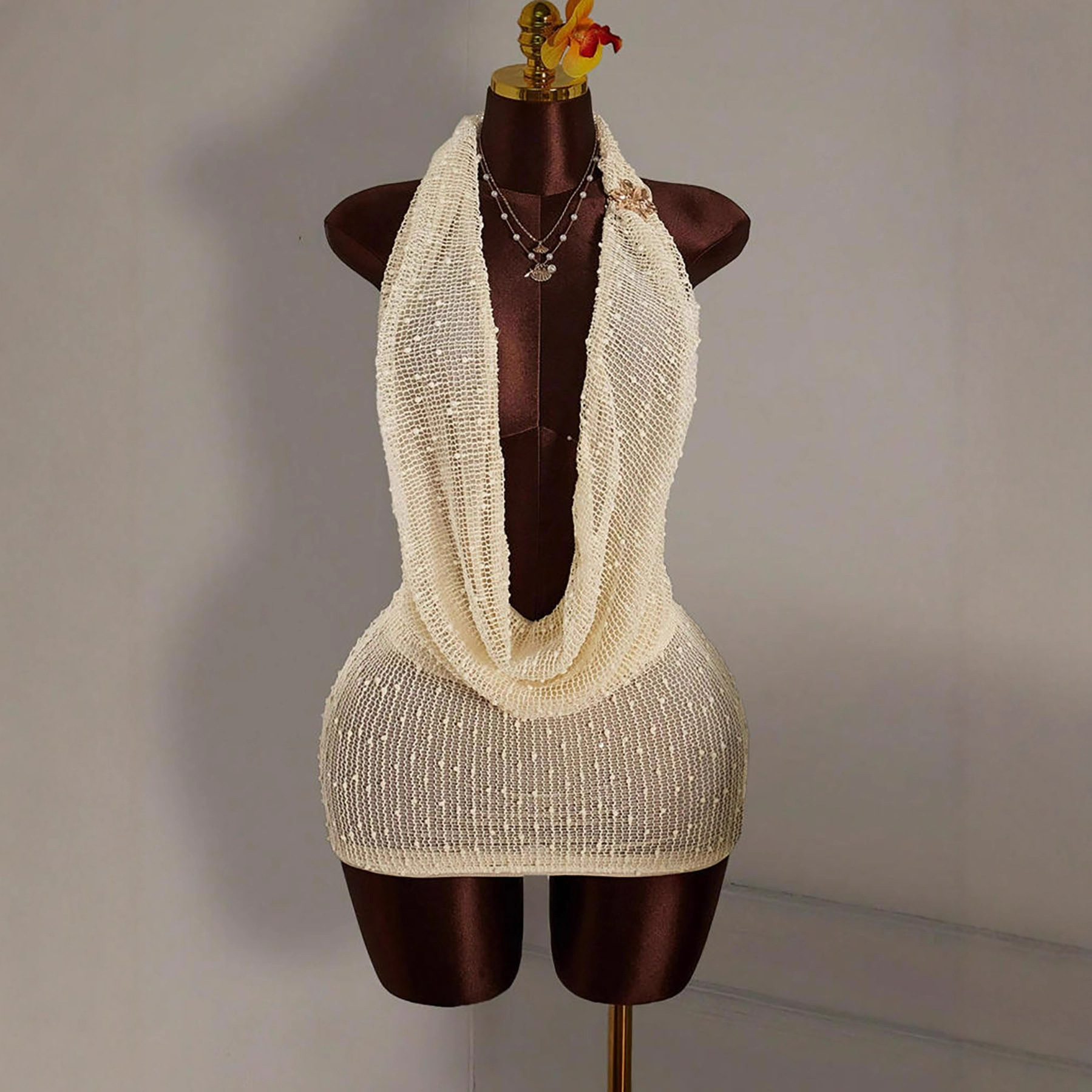 Vestido Mini Bodycon de Punto  - Summer Clothing Drawing reseña y precio