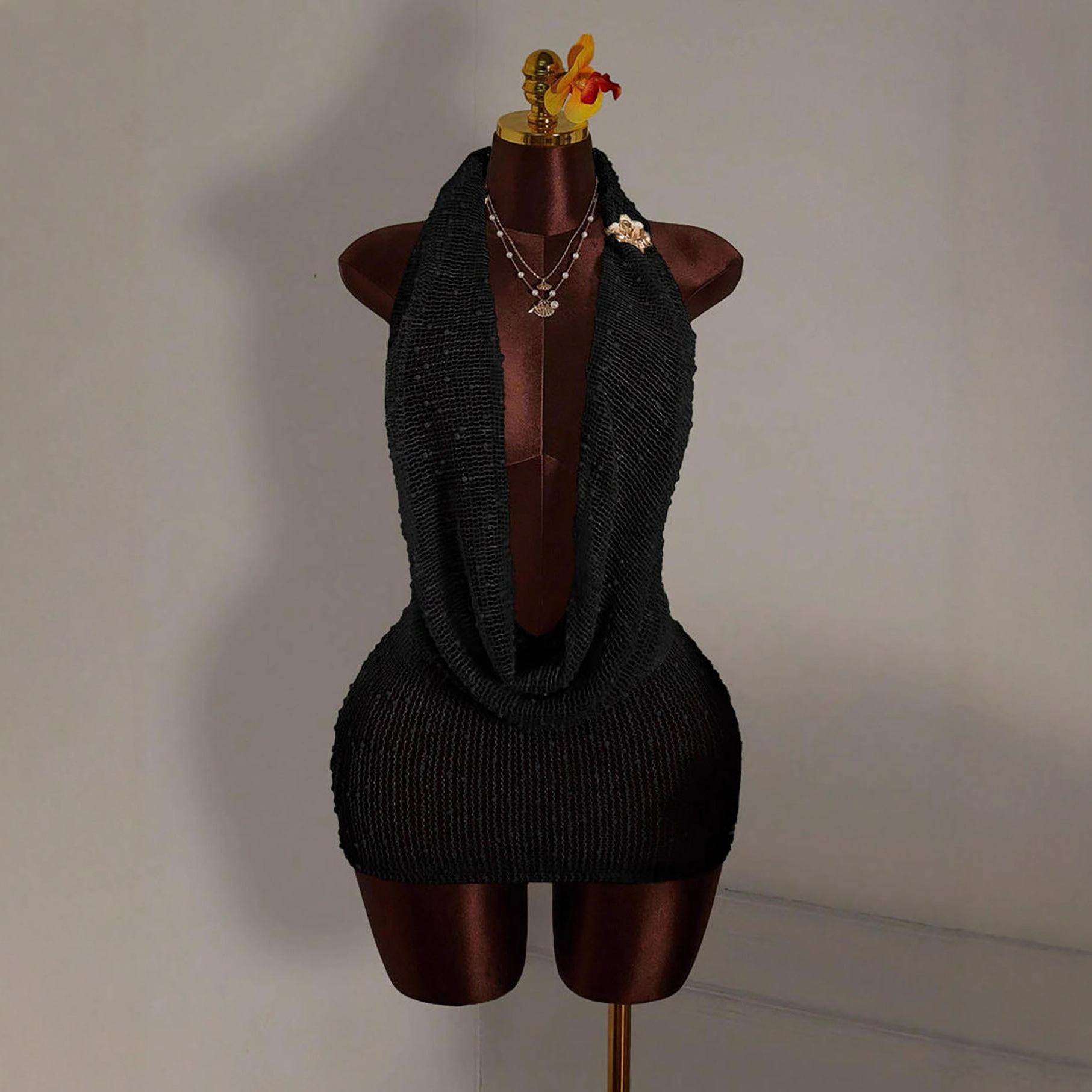 Vestido Mini Bodycon de Punto  - Summer Clothing Drawing reseña y precio
