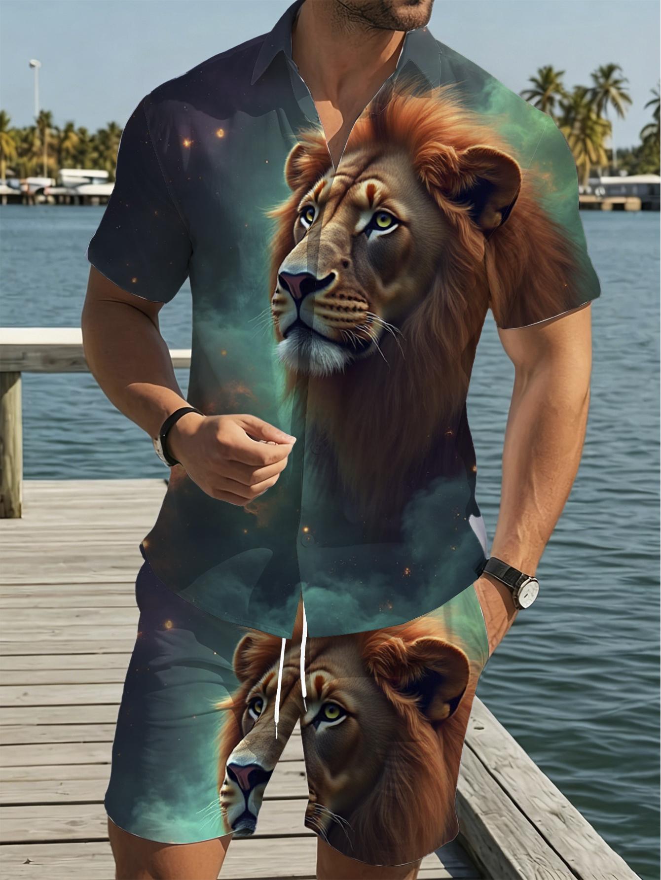 Conjuntos de Camisa para Hombr - Summer Clothing Drip reseña y precio