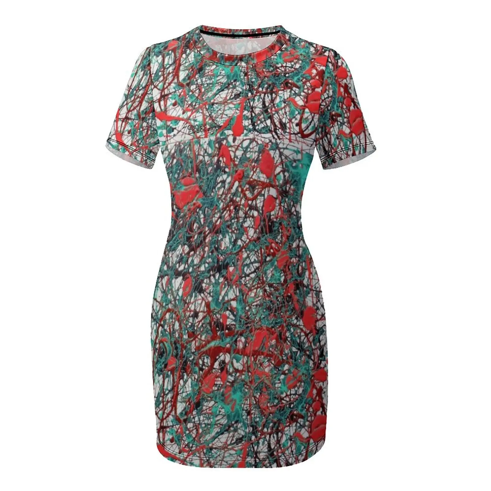 Vestido de Verano Abstracto co - Summer Clothing Drip reseña y precio