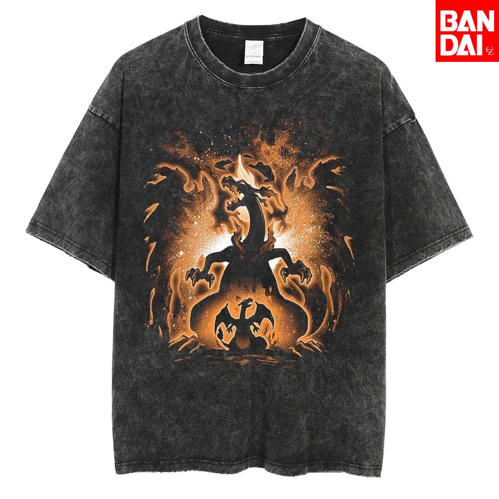 Camiseta de Pokémon Charizard  - Vintage Summer Clothing Men reseña y precio