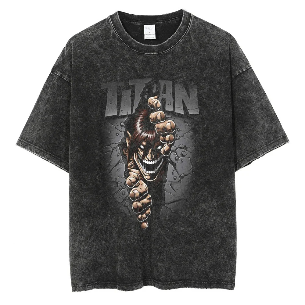 Camiseta Oversize Vintage Lava - Vintage Summer Clothing Men reseña y precio