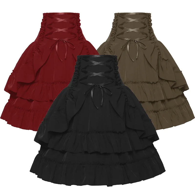 Falda victoriana para mujer, c - Summer Renaissance Clothing reseña y precio