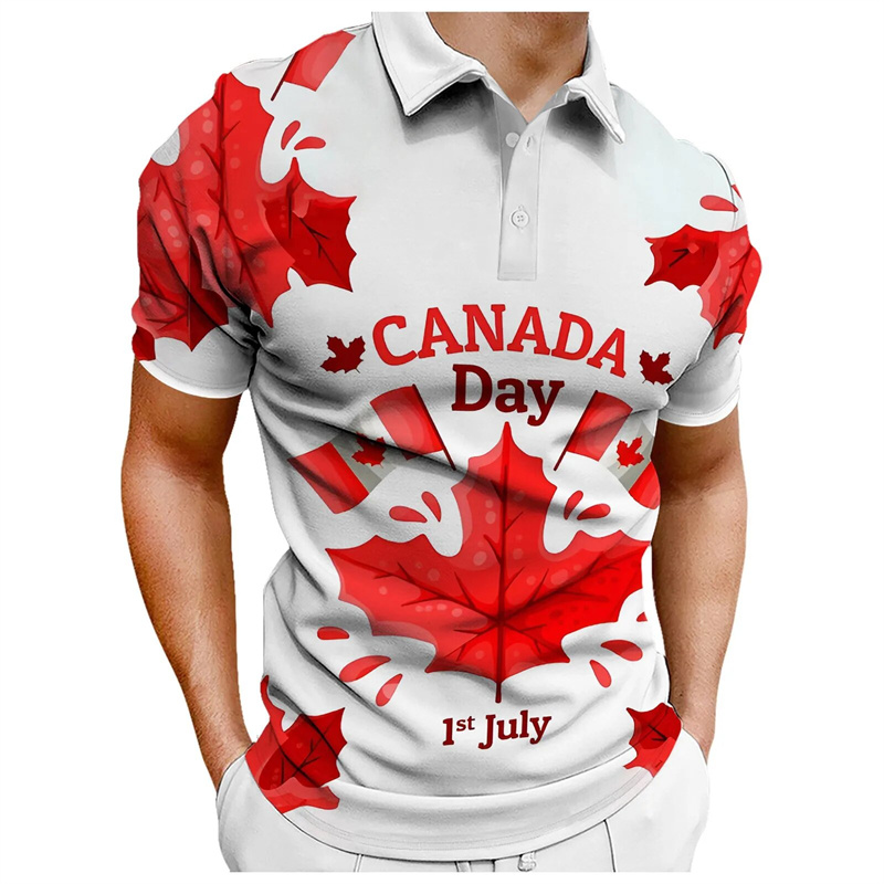Camisetas Polo de Moda con Est - Summer Clothing Canada reseña y precio