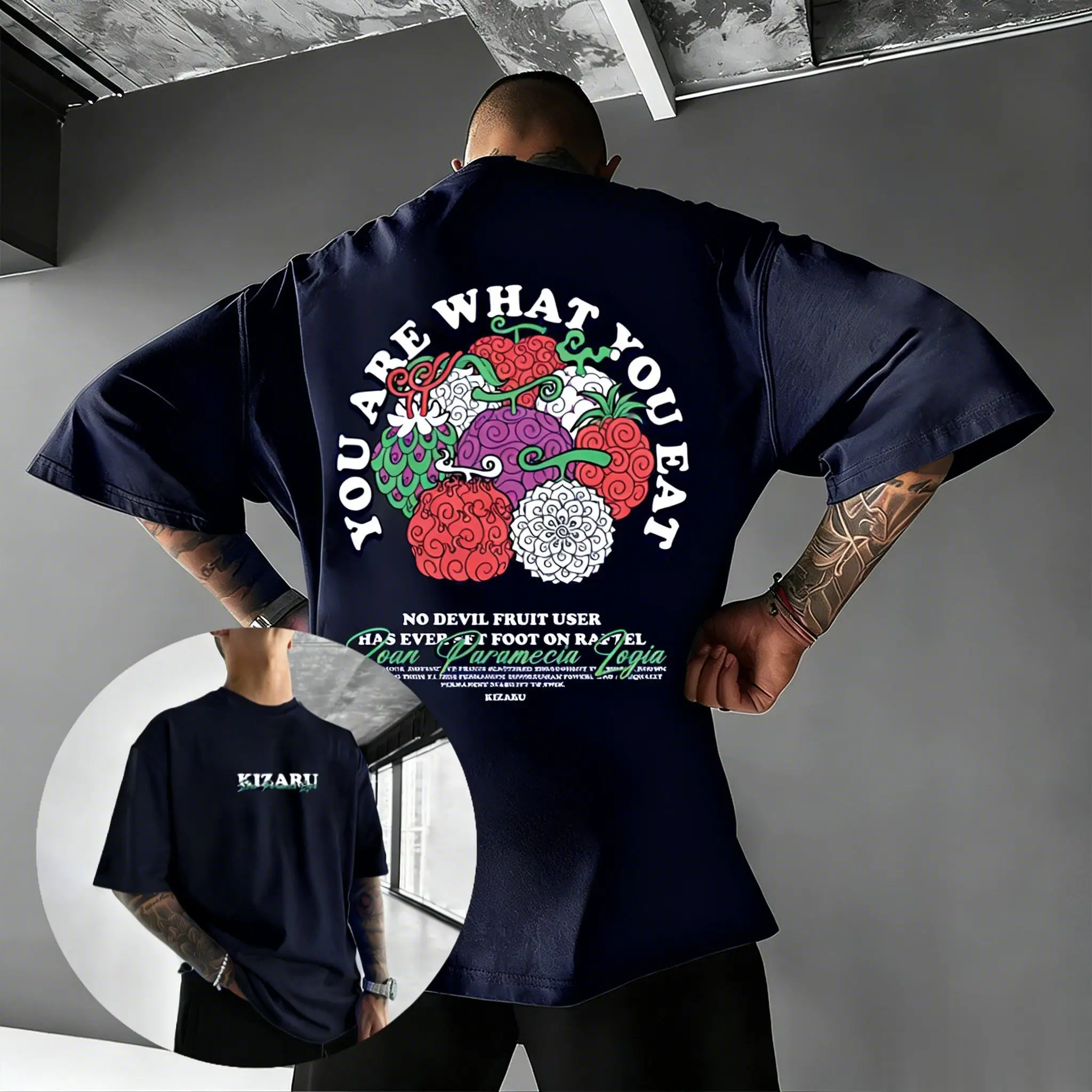 Camiseta con gráfico de fruta  - Vintage Summer Clothing Men reseña y precio