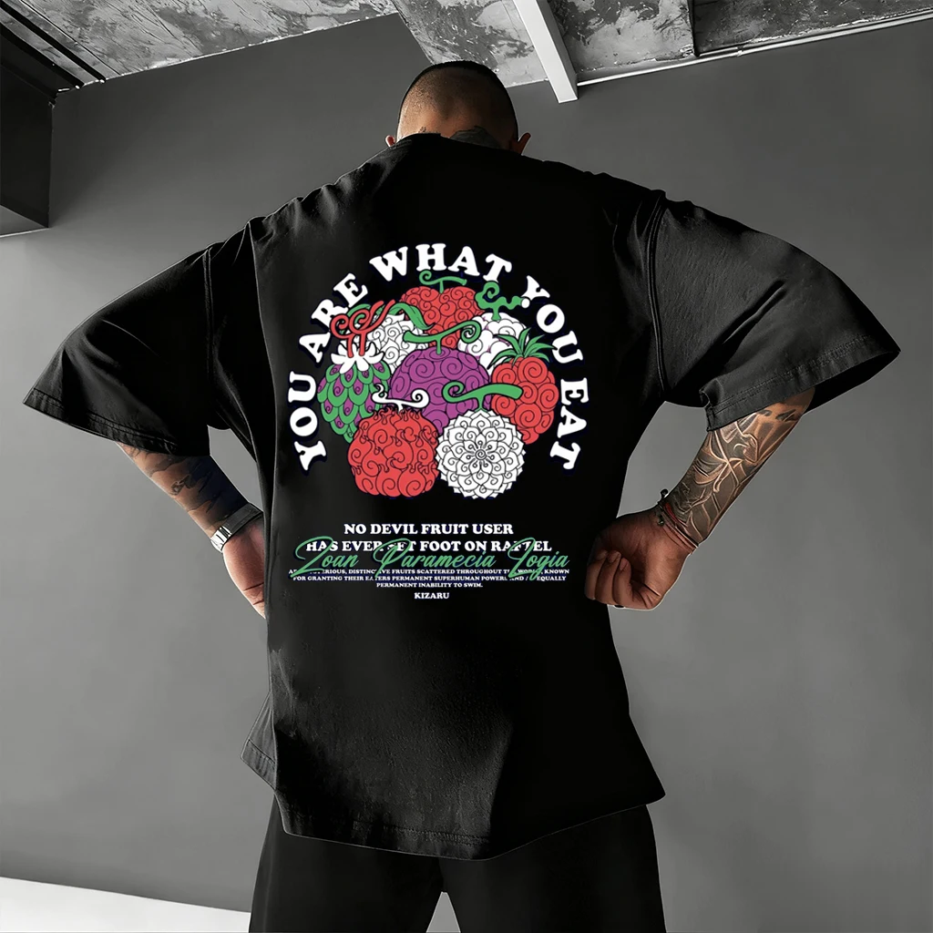 Camiseta con gráfico de fruta  - Vintage Summer Clothing Men reseña y precio