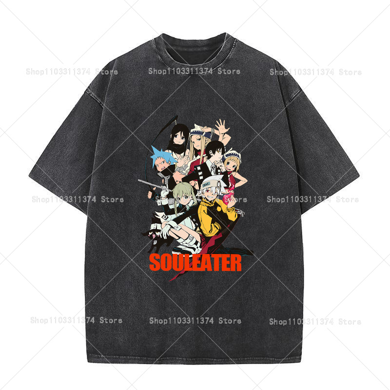 Camiseta Soul Eater para hombr - Vintage Summer Clothing Men reseña y precio