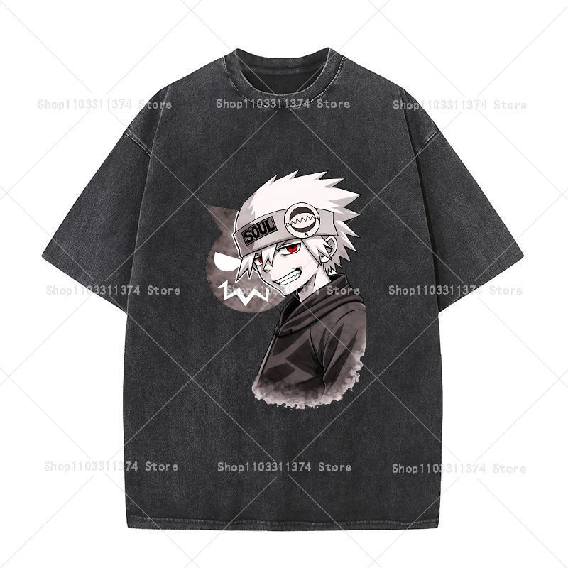 Camiseta Soul Eater para hombr - Vintage Summer Clothing Men reseña y precio