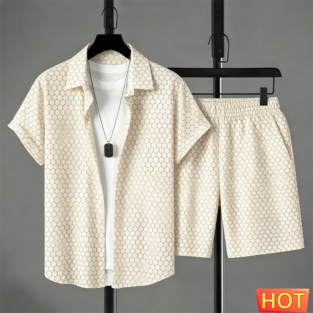 Conjunto de Camisa para Hombre - Summer Clothing Men reseña y precio