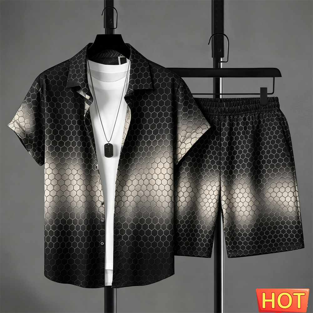 Conjunto de Camisa para Hombre - Summer Clothing Men reseña y precio