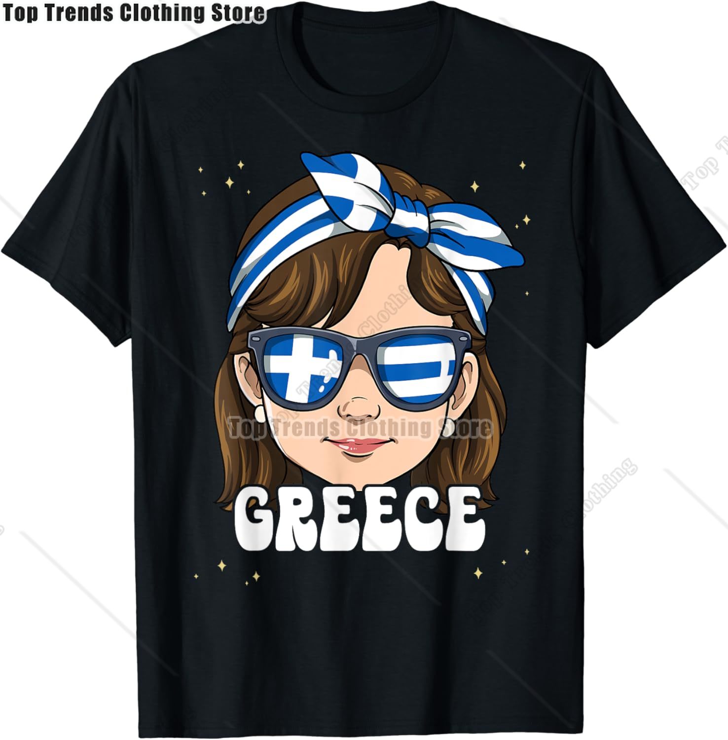 Camiseta Vintage de algodón pa - Summer Clothing For Greece reseña y precio