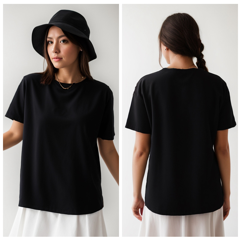 Tops de manga corta de talla g - Quality Summer Clothing For Women reseña y precio