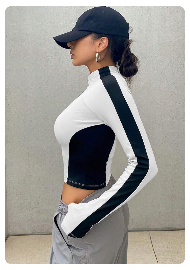 Chaqueta de yoga con cuello al - Summer Knit Clothing reseña y precio