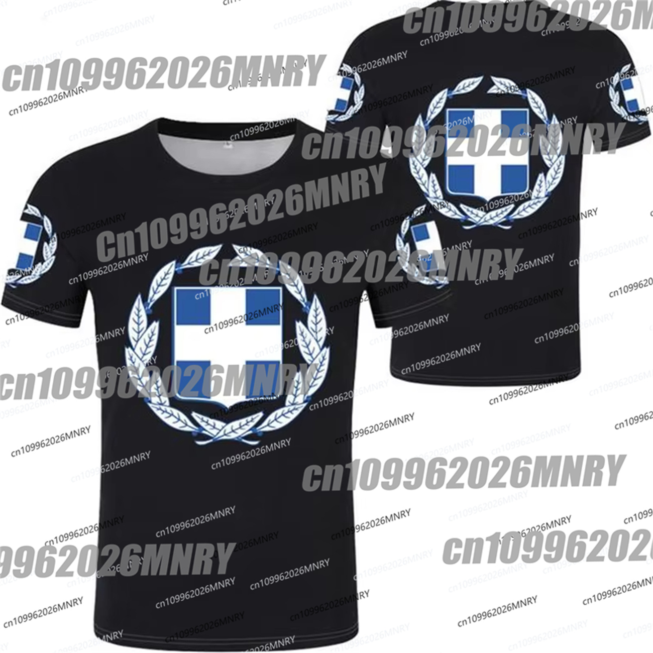 Camiseta con gráfico del emble - Summer Clothing For Greece reseña y precio