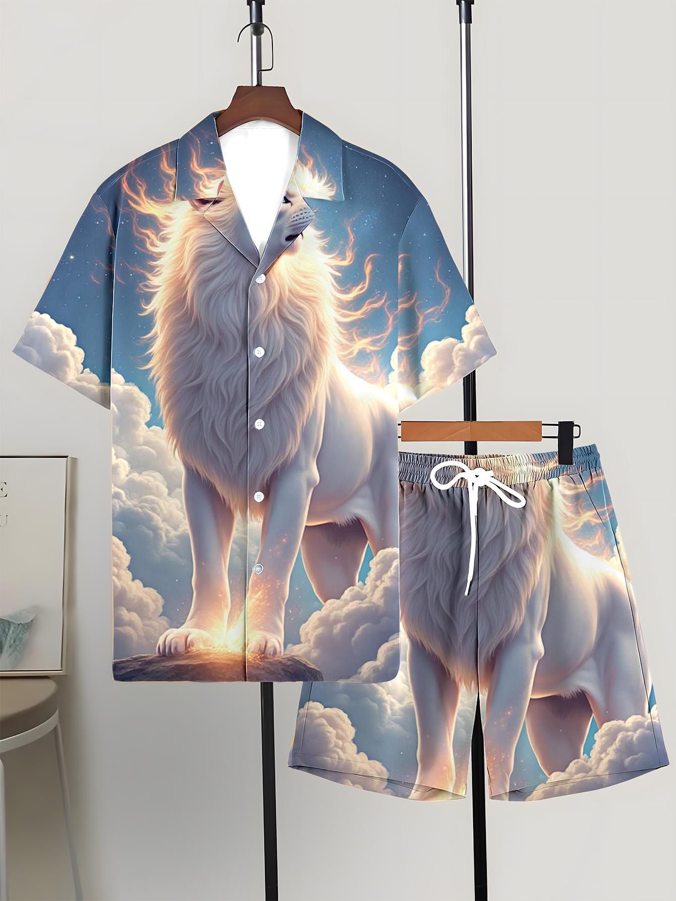 Conjuntos de Camiseta para Hom - Summer Clothing Drip reseña y precio