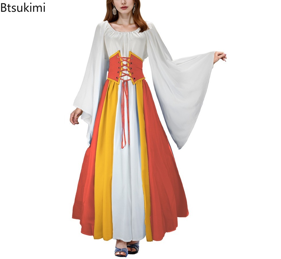 Nuevo Vestido Medieval Gótico  - Summer Renaissance Clothing reseña y precio