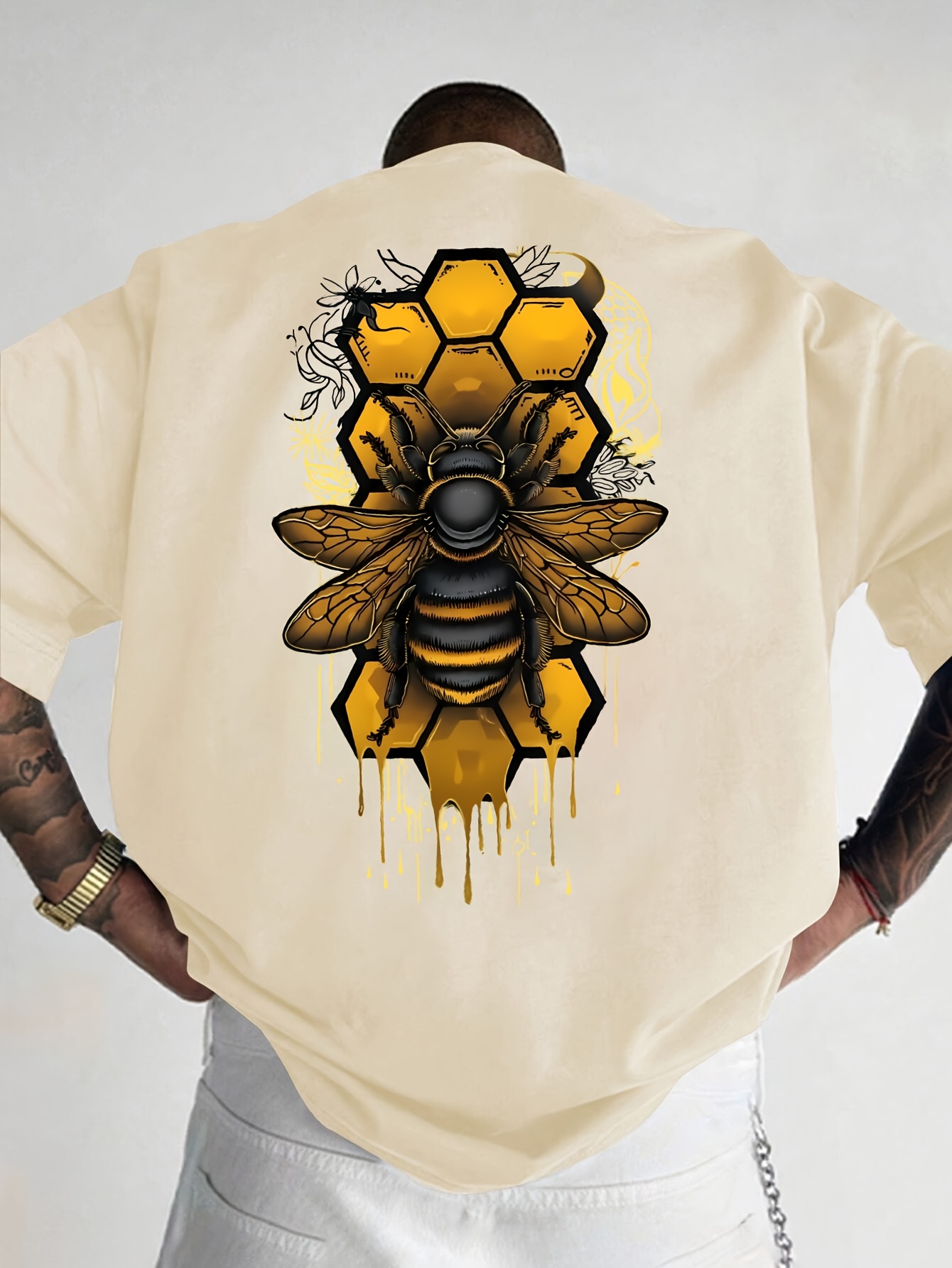 Camiseta de hombre 100% algodó - Summer Clothing Drip reseña y precio