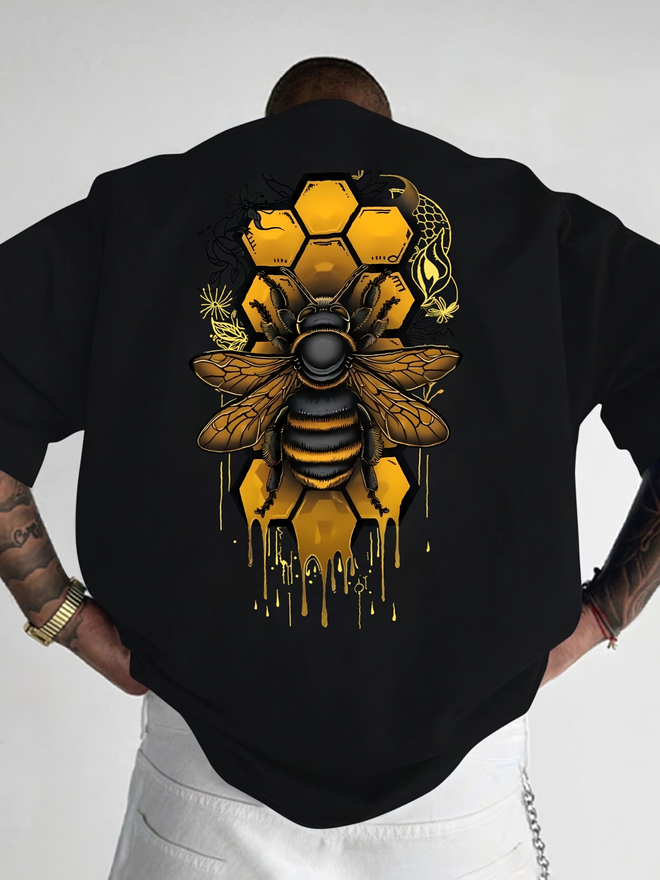 Camiseta de hombre 100% algodó - Summer Clothing Drip reseña y precio
