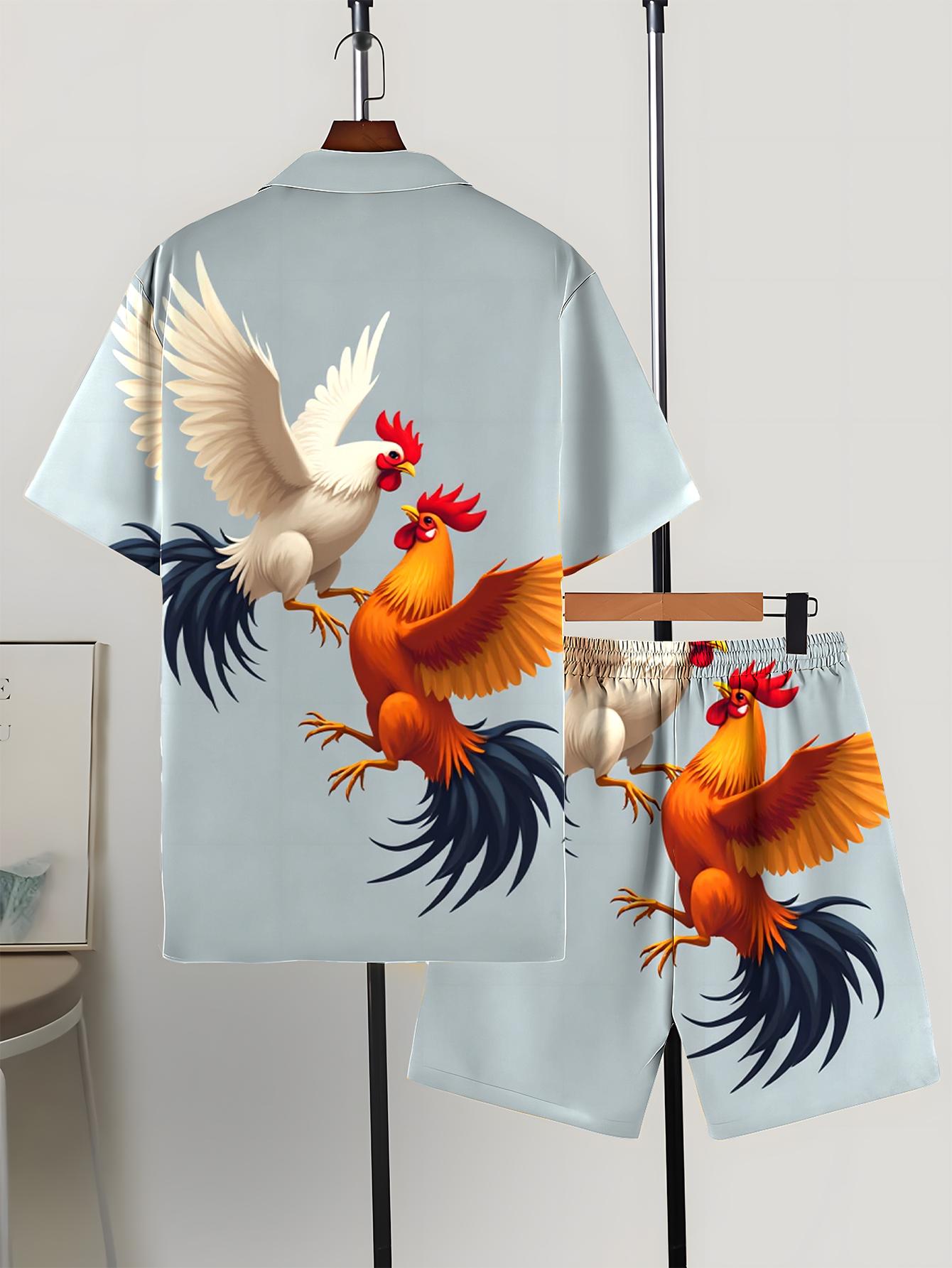 Conjuntos de Camisa para Hombr - Summer Clothing Drip reseña y precio