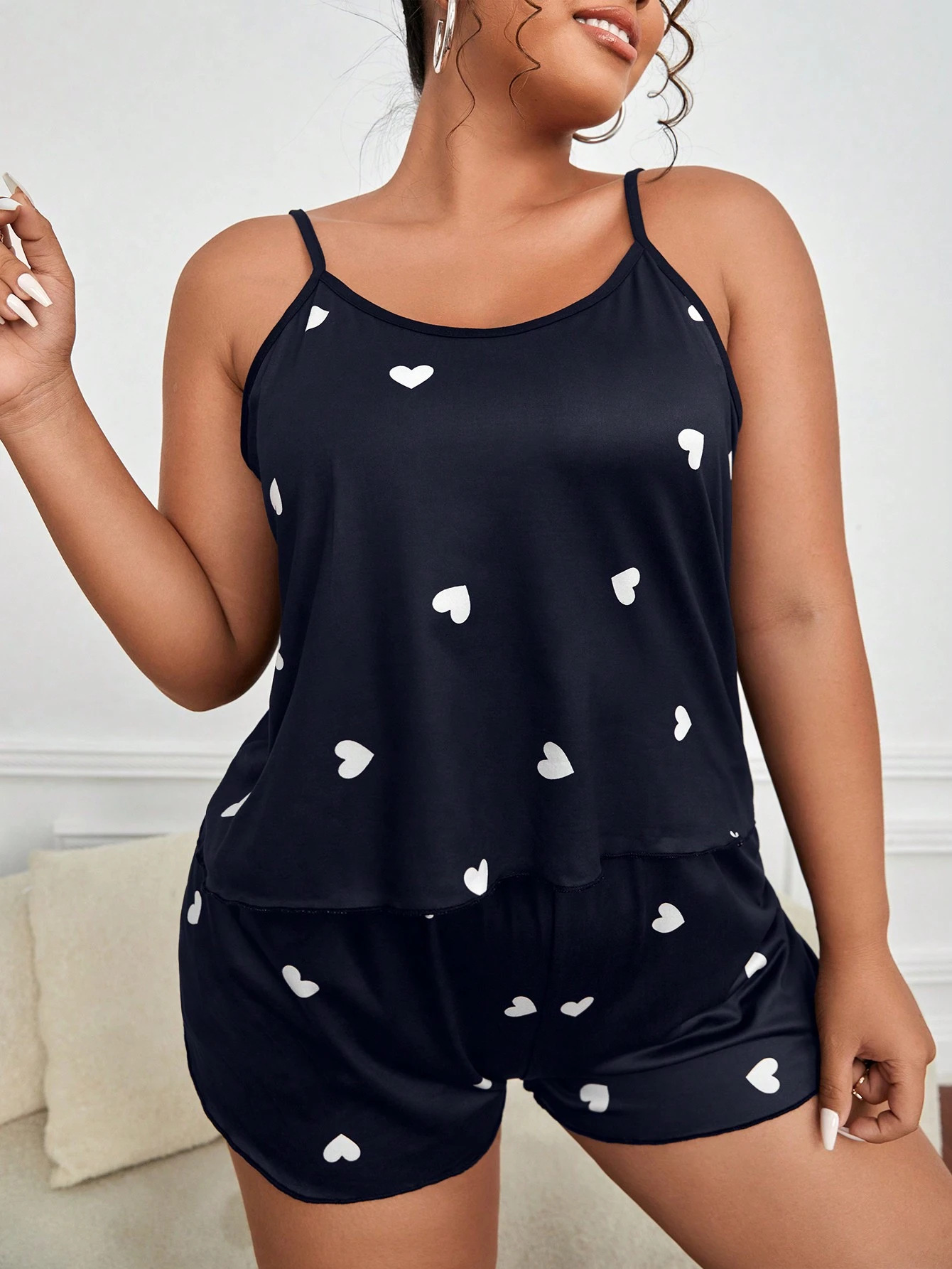 Conjunto de pijamas de 2 pieza - Summer Clothing Plus Size reseña y precio