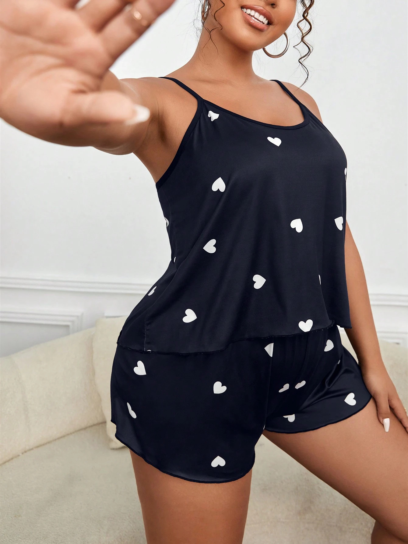 Conjunto de pijamas de 2 pieza - Summer Clothing Plus Size reseña y precio