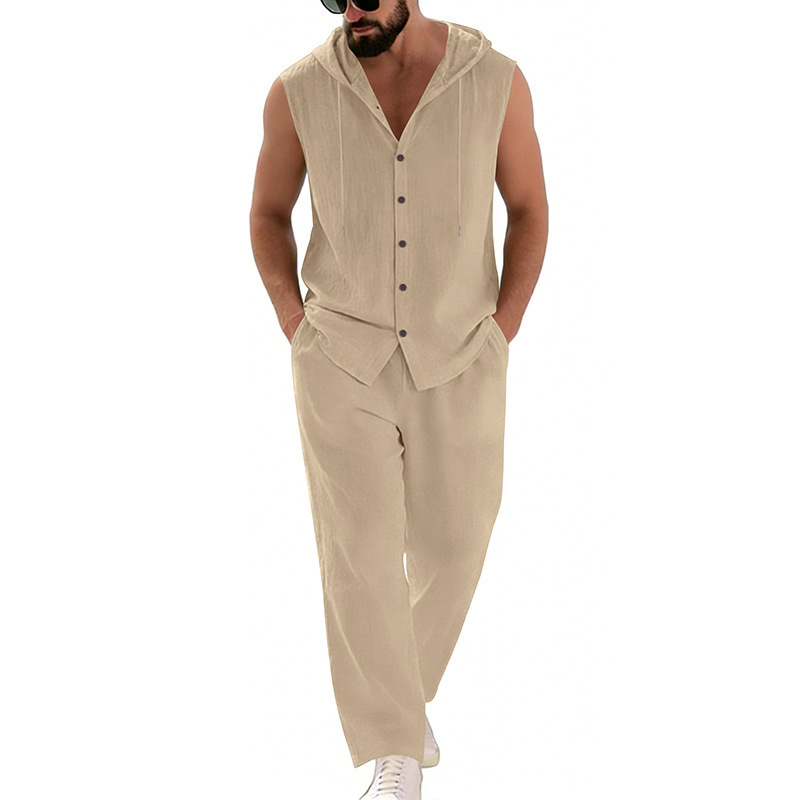 Conjunto de suéter con capucha - Summer Clothing Men reseña y precio