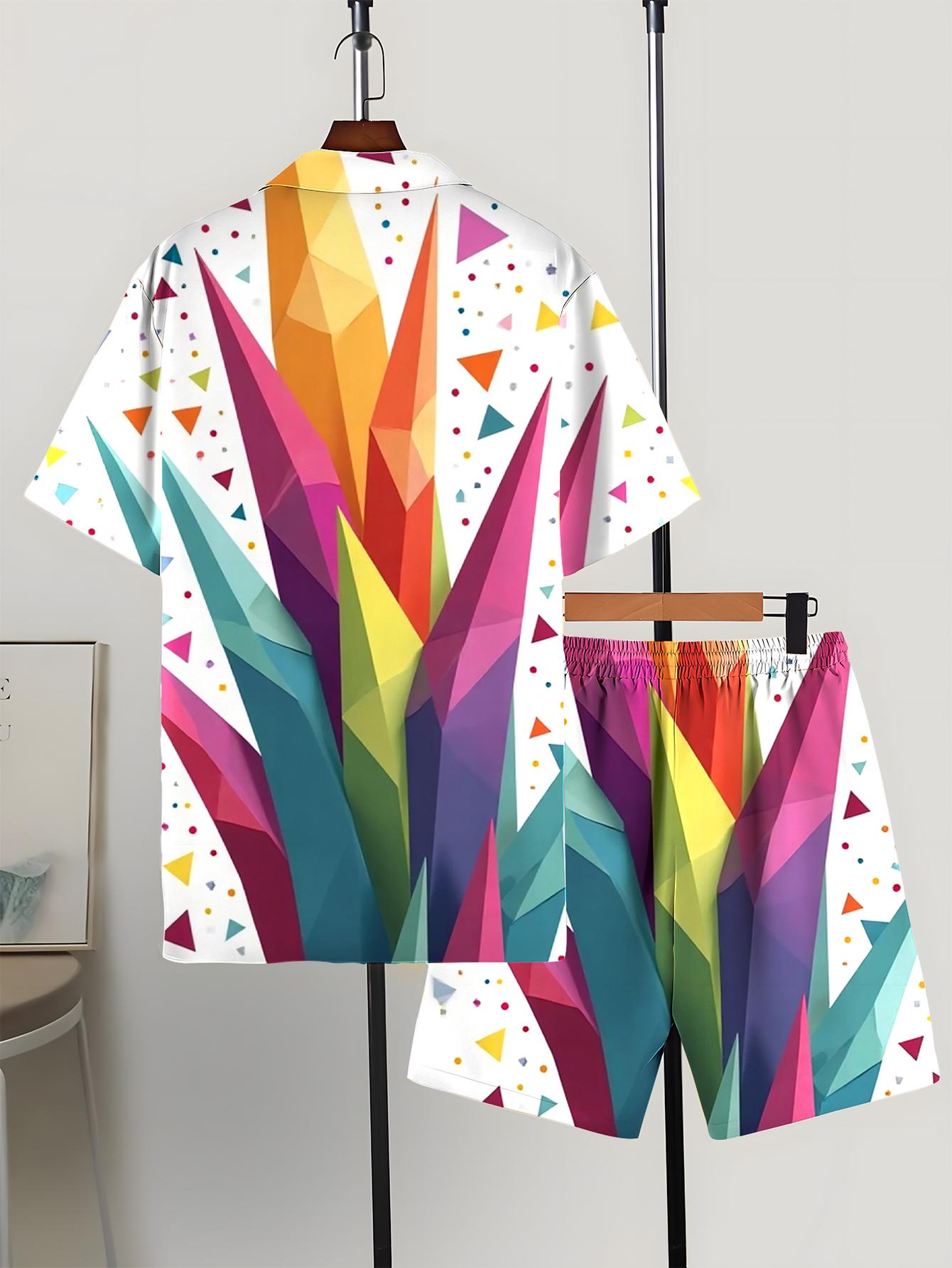 Conjuntos de Camisa para Hombr - Summer Clothing Drip reseña y precio