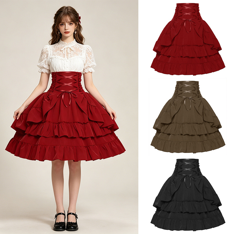 Falda Victoriana para Mujer, E - Summer Renaissance Clothing reseña y precio