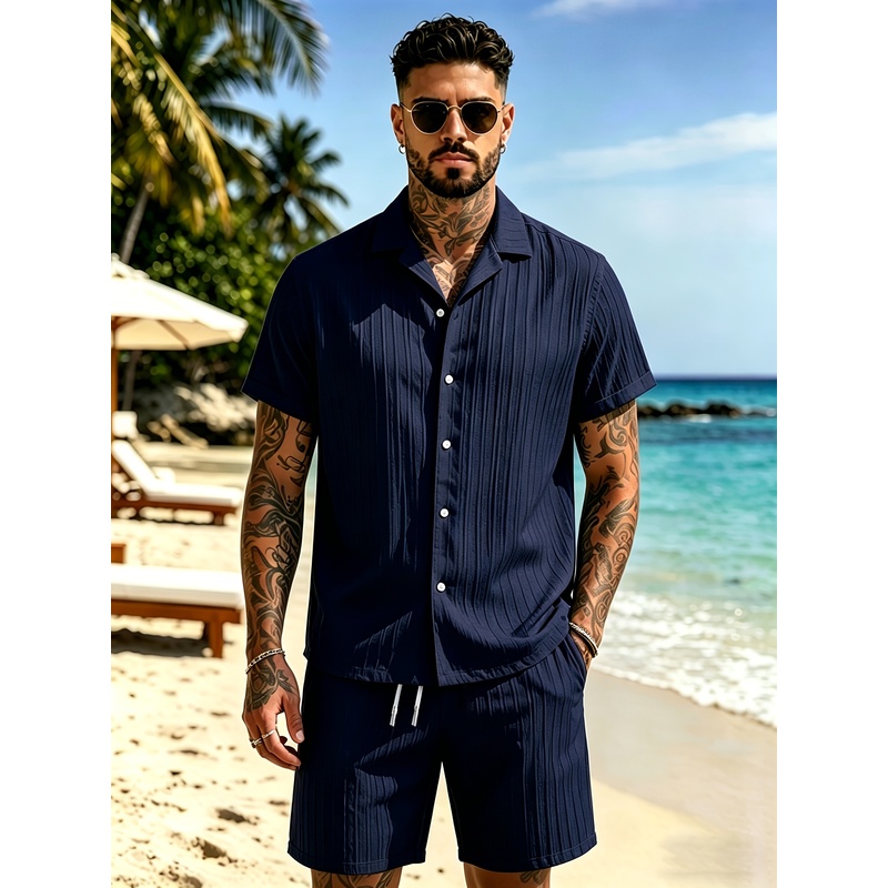 Conjunto de traje informal de  - Summer Knit Clothing reseña y precio